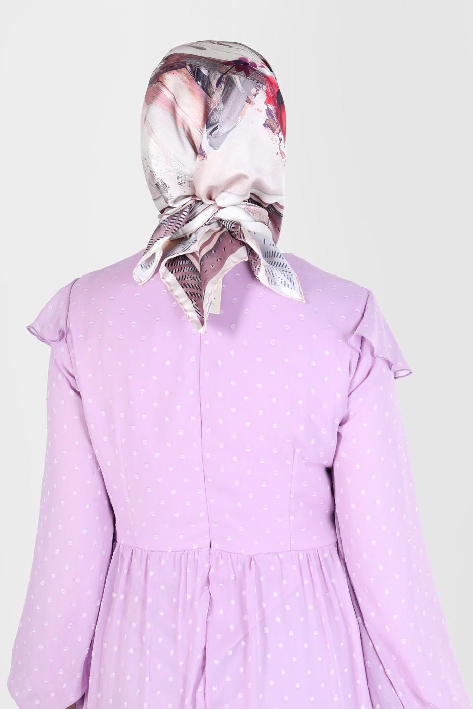Vêtements hijab POUDRE ÉCHARPE ALVİNA T 8120