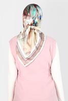 Vêtements hijab BLEU ÉCHARPE ALVİNA T 8120