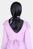 Tesettür giyim SİYAH ALVİNA JANJANLI DEGRADE EŞARP 8121 