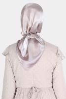 Tesettür giyim VİZON ALVİNA JANJANLI DEGRADE EŞARP 8121 