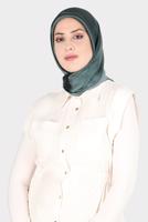 Tesettür giyim YEŞİL ALVİNA JANJANLI DEGRADE EŞARP 8121 