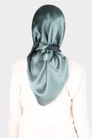 Tesettür giyim YEŞİL ALVİNA JANJANLI DEGRADE EŞARP 8121 