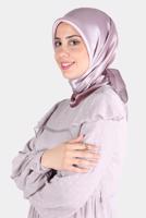 Tesettür giyim PEMBE ALVİNA JANJANLI DEGRADE EŞARP 8121 
