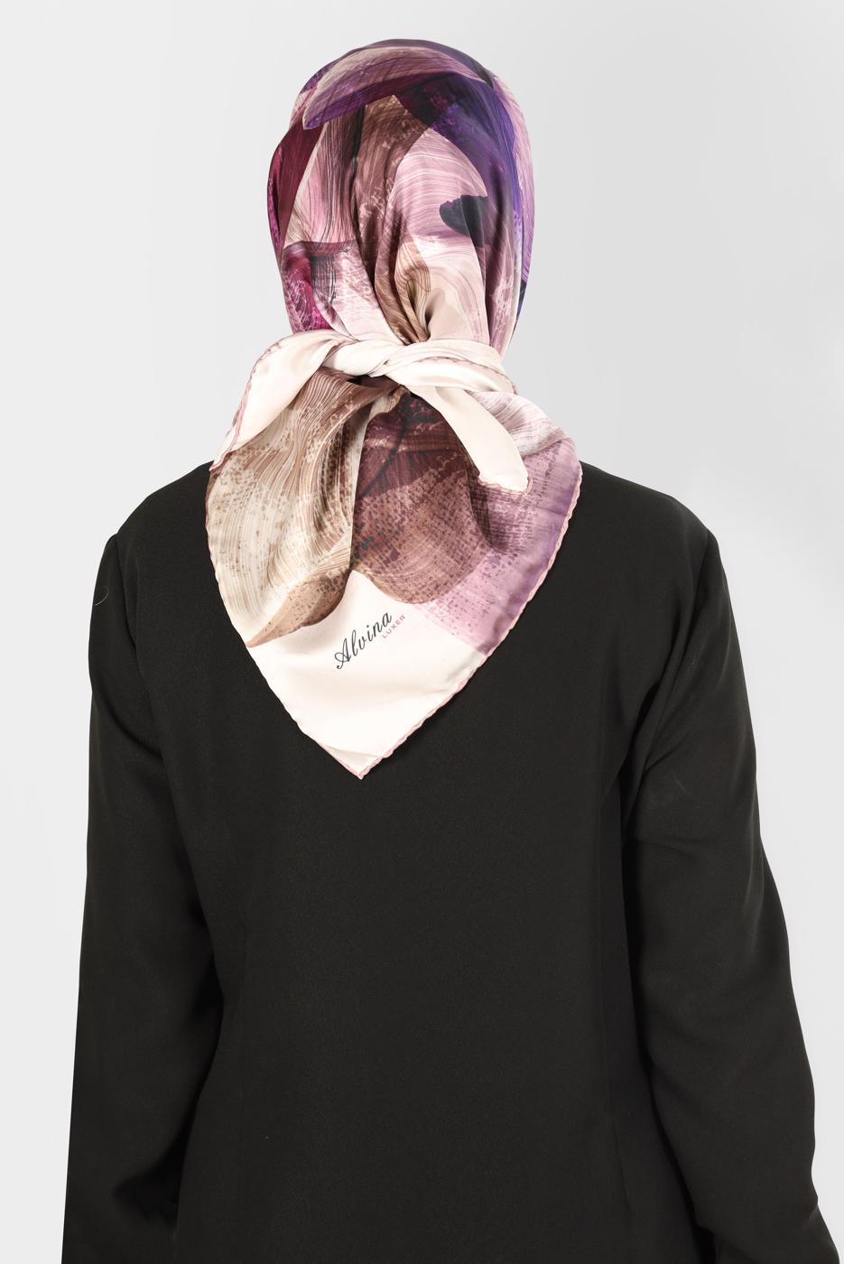 Vêtements hijab POUDRE ÉCHARPE ALVİNA T 8123