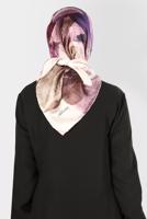Vêtements hijab POUDRE ÉCHARPE ALVİNA T 8123