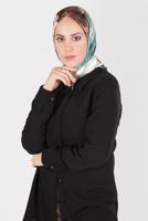 Tesettür giyim YEŞİL ALVİNA DİJİTAL SURA EŞARP T 8123