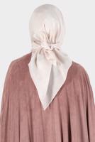 Tesettür giyim BEJ ALVİNA PARILTI BANTLI ŞAL T 8126