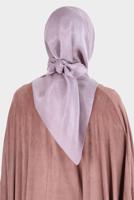 Tesettür giyim MOR ALVİNA PARILTI BANTLI ŞAL T 8126