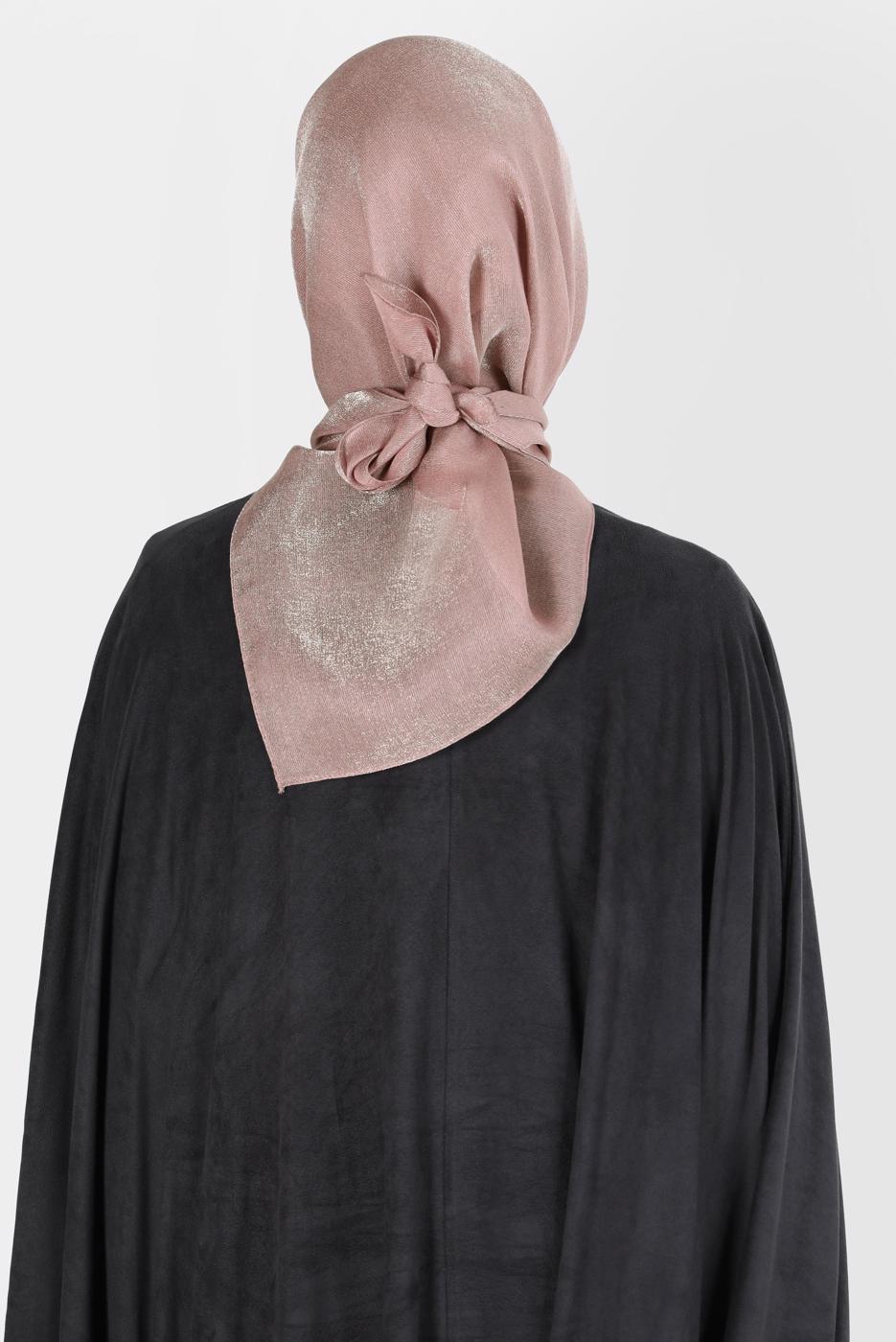 Tesettür giyim BEJ ALVİNA ÜÇİPLİK EFEKTLİ EŞARP T 8127