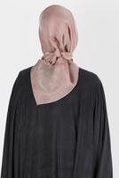 Tesettür giyim BEJ ALVİNA ÜÇİPLİK EFEKTLİ EŞARP T 8127