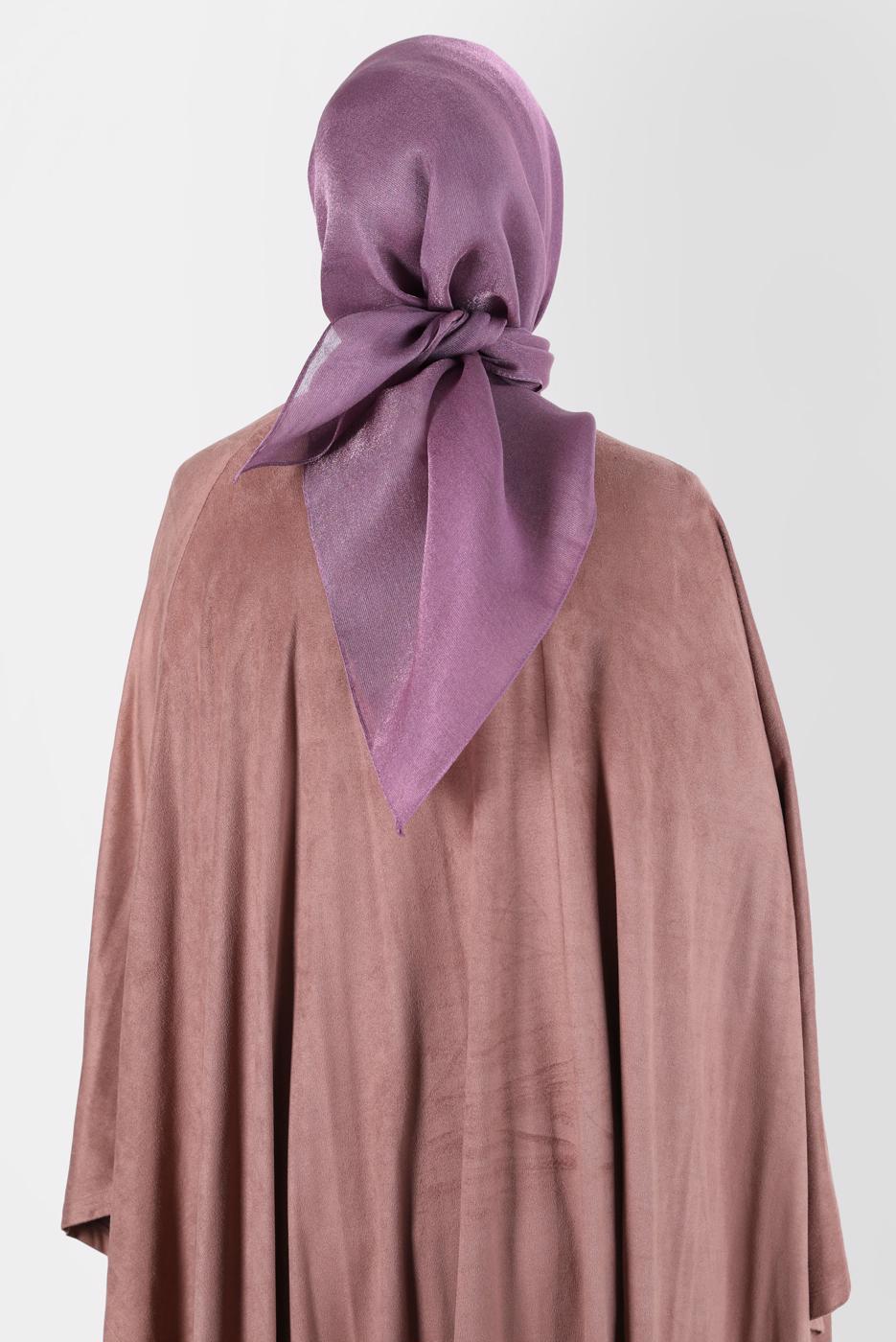 Tesettür giyim MOR ALVİNA ÜÇİPLİK EFEKTLİ EŞARP T 8127