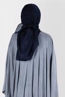 Tesettür giyim LACİVERT ALVİNA ÜÇİPLİK EFEKTLİ EŞARP T 8127
