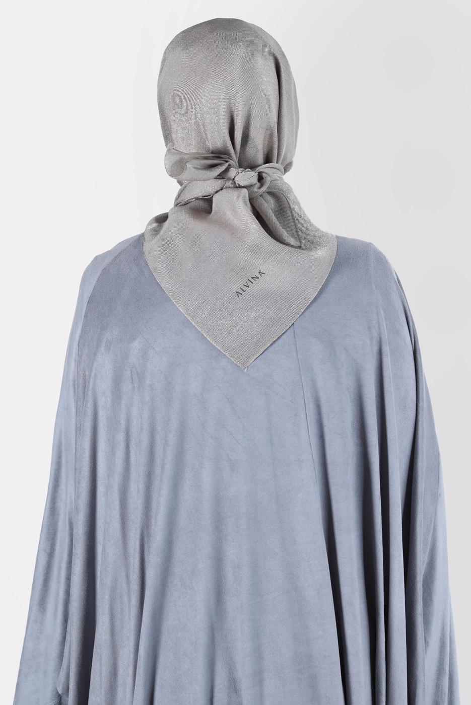 Tesettür giyim KAHVE ALVİNA ÜÇİPLİK EFEKTLİ EŞARP T 8127