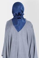 Tesettür giyim LACİVERT ALVİNA ÜÇİPLİK EFEKTLİ EŞARP T 8127