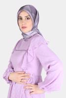 Hijab clothing PURPLE ALVİNA PATTERNED SCARF 8131 