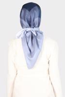 Vêtements hijab BLEU MARINE ÉCHARPE À MOTIF ALVİNA 8131