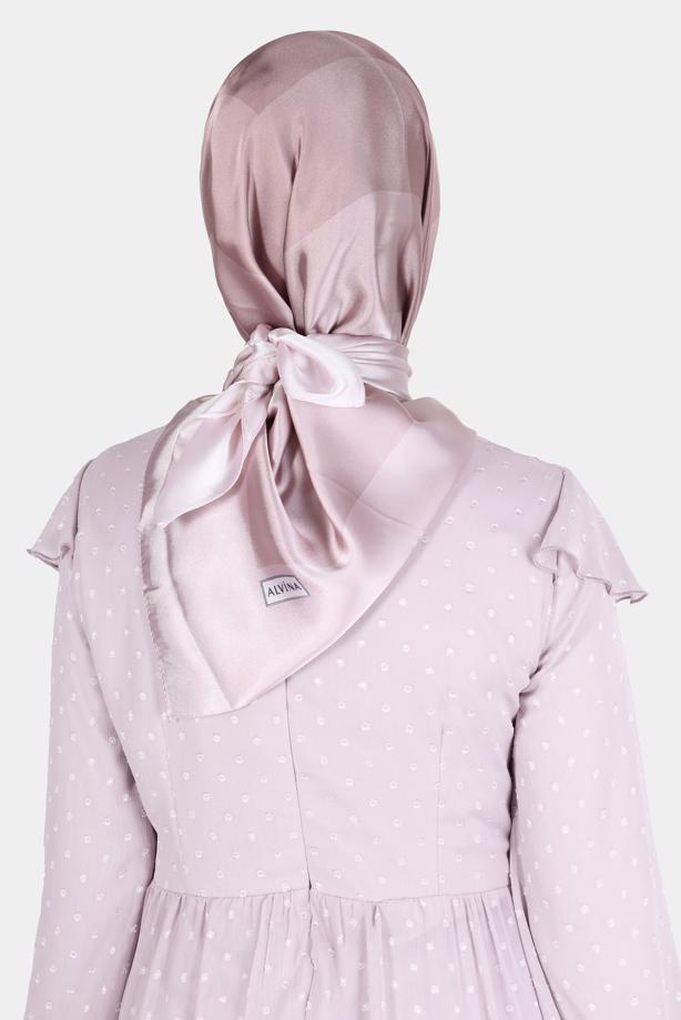 Tesettür giyim  ALVİNA DESENLİ EŞARP 8131  - TRENDTESETTÜR