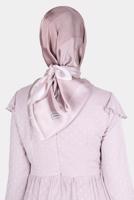 Tesettür giyim PUDRA ALVİNA DESENLİ EŞARP 8131