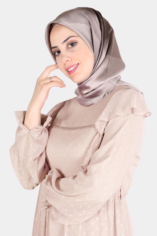 Tesettür giyim  ALVİNA DESENLİ EŞARP 8131  - TRENDTESETTÜR
