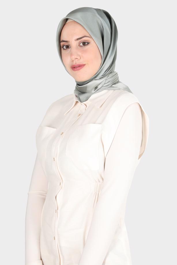 Vêtements hijab  ALVİNA PATTERNED SCARF 8131  - TRENDTESETTÜR