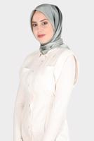 Hijab clothing GREEN ALVİNA PATTERNED SCARF 8131 