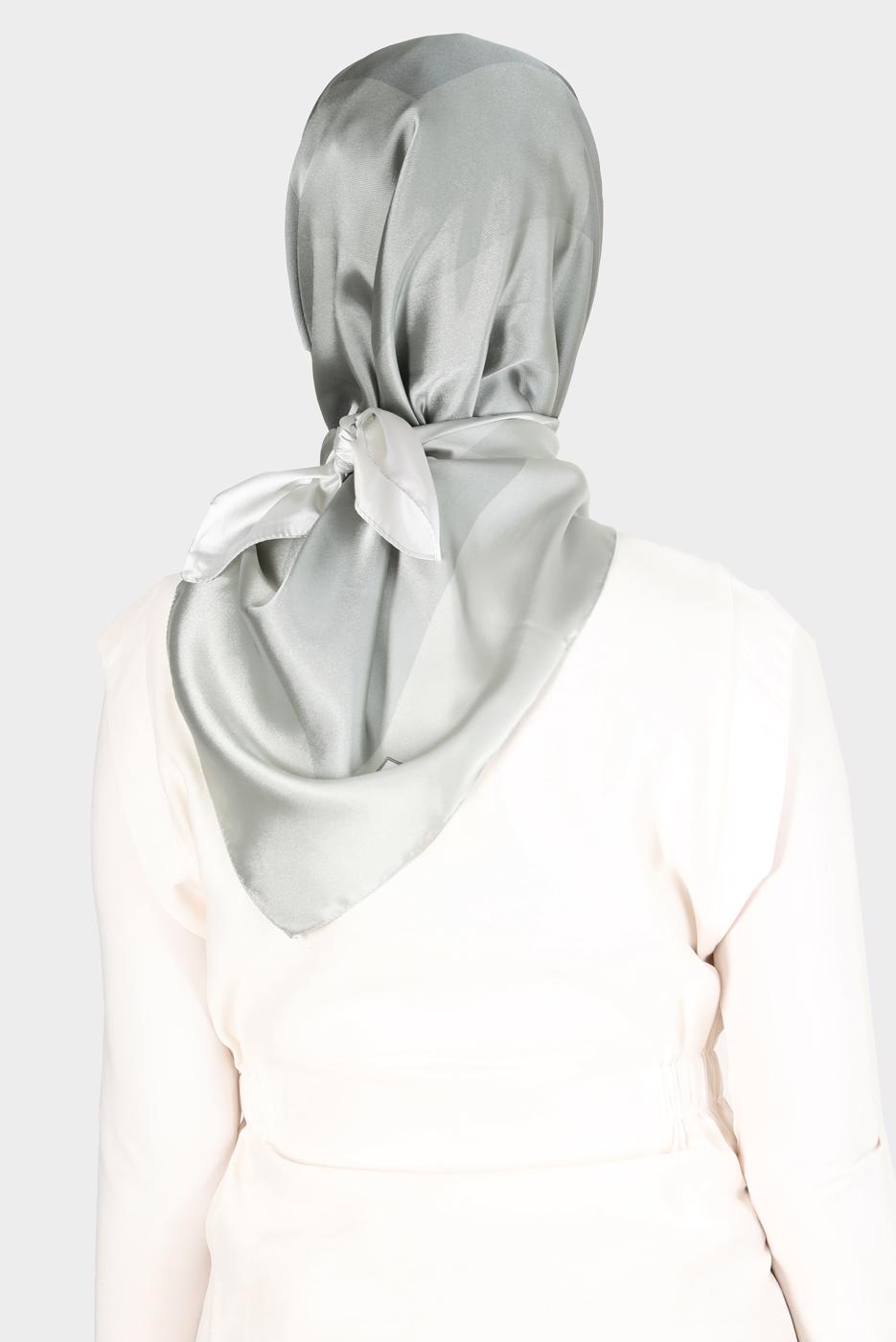 Hijab clothing GREEN ALVİNA PATTERNED SCARF 8131 