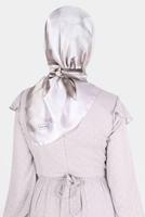 Tesettür giyim VİZON ALVİNA DESENLİ EŞARP 8132 