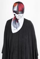 Tesettür giyim GÜMÜŞ ALVİNA DİJİTAL SURA EŞARP 8133 