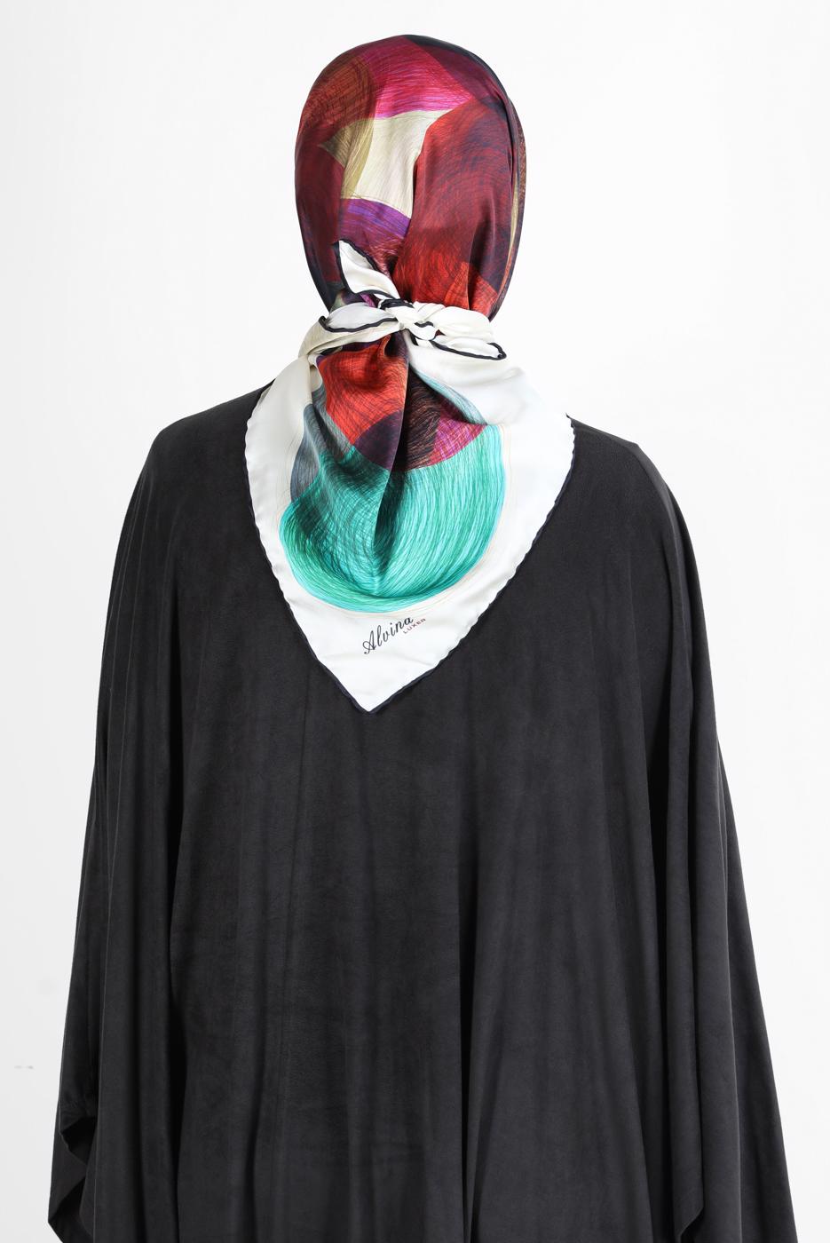 Hijab clothing GREEN ALVİNA SCARF 8133 