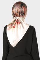 Vêtements hijab BRUN ÉCHARPE ALVİNA 8134