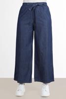 Vêtements hijab BLEU MARINE PANTALON LARGE EN JEAN T 1205