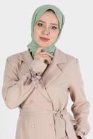 Hijab clothing GREEN ALVİNA SHAWL 8110 
