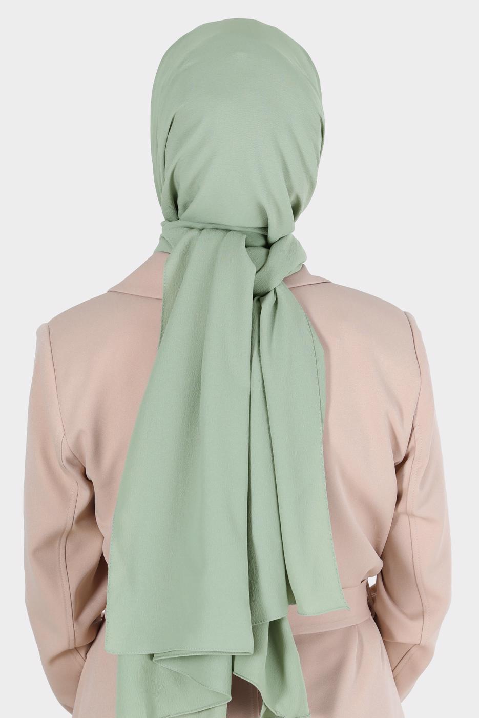 Hijab clothing GREEN ALVİNA SHAWL 8110 