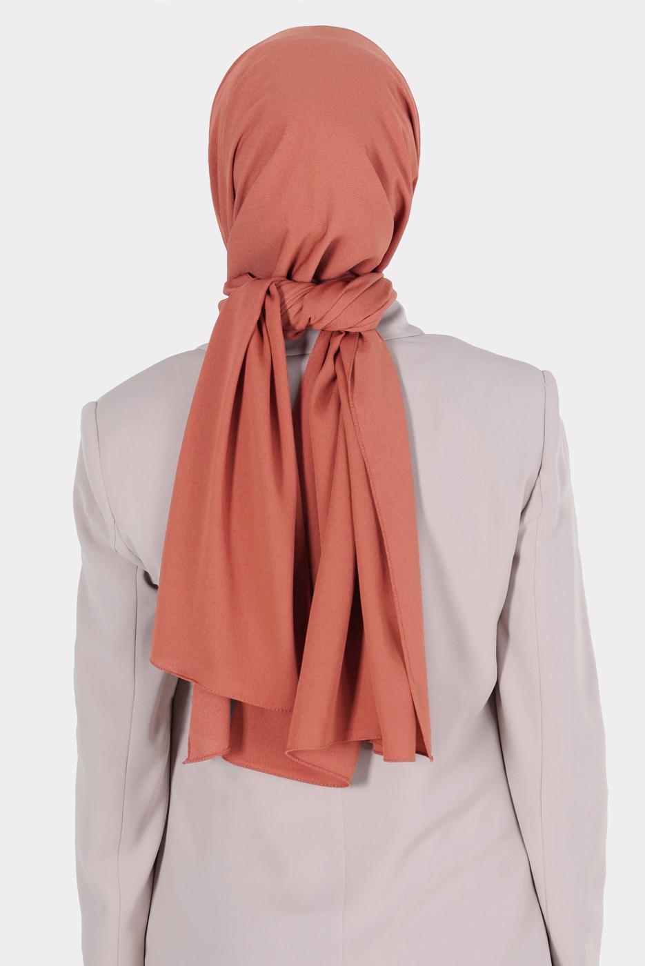 Vêtements hijab ORANGE CHÂLE ALVINA 8110