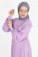 Tesettür giyim GRİ ALVİNA PAMUK AYROBİN ŞAL T 8115