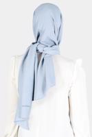 Tesettür giyim GÜMÜŞ ALVİNA PAMUK AYROBİN ŞAL T 8115