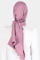 Tesettür giyim PUDRA ALVİNA PAMUK AYROBİN ŞAL T 8115