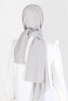 Tesettür giyim GÜMÜŞ ALVİNA KAR İPLİĞİ ŞAL T 8125