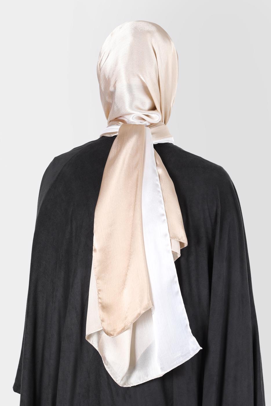 Tesettür giyim ALTIN ALVİNA JANJANLI DEGRADE ŞAL 8129 