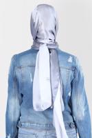 Tesettür giyim GÜMÜŞ ALVİNA JANJANLI DEGRADE ŞAL 8129 