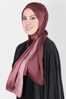 Tesettür giyim MÜRDÜM ALVİNA JANJANLI DEGRADE ŞAL 8129 