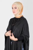 Tesettür giyim VİZON ALVİNA JANJANLI DEGRADE ŞAL 8129 