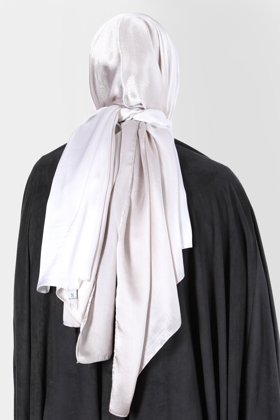 Tesettür giyim BEJ ALVİNA JANJANLI DEGRADE ŞAL 8129 