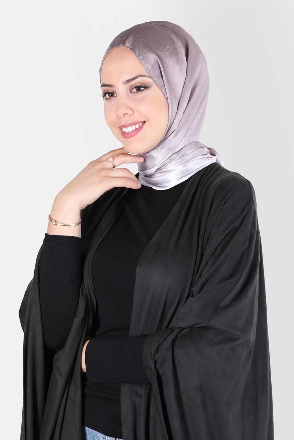 Tesettür giyim MOR ALVİNA JANJANLI DEGRADE ŞAL 8129 