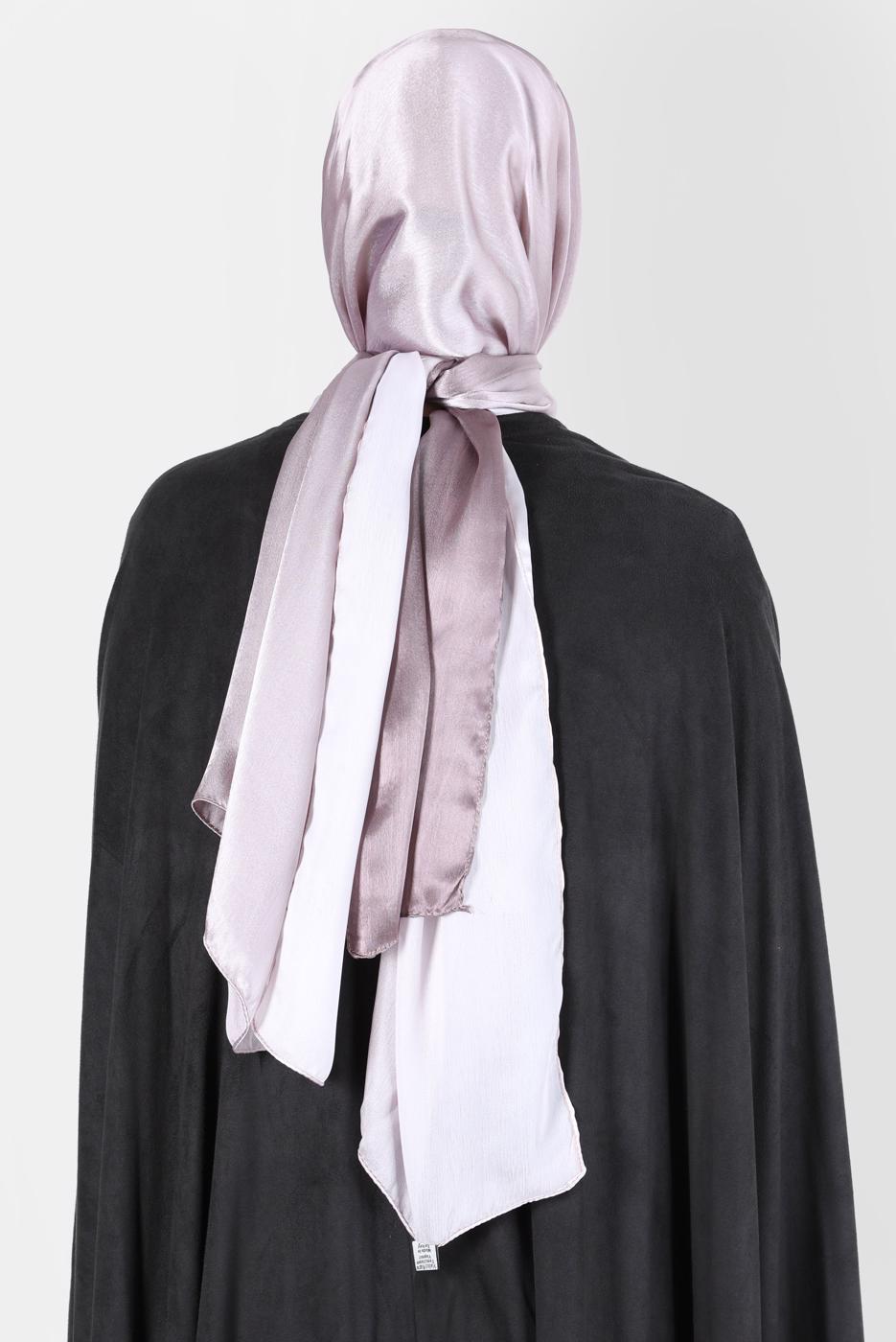Tesettür giyim MOR ALVİNA JANJANLI DEGRADE ŞAL 8129 
