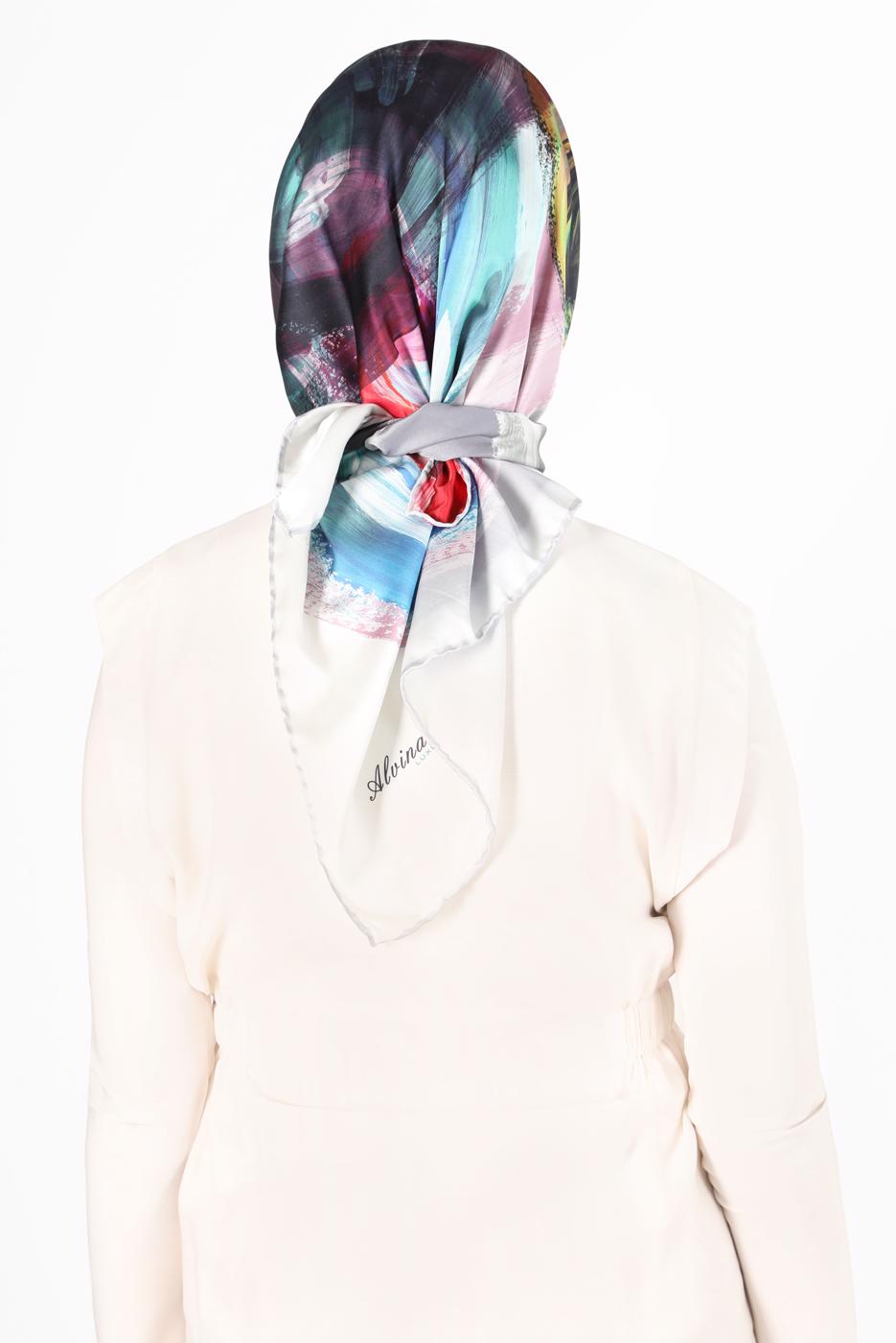 Hijab clothing SILVER ALVİNA SCARF 8119 