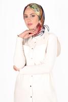 Hijab clothing NAVY BLUE ALVİNA SCARF 8119 
