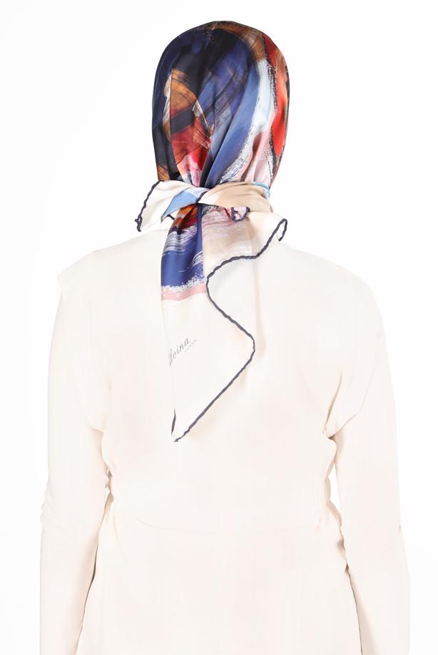 Tesettür giyim  ALVİNA DİJİTAL SURA EŞARP 8119  - TRENDTESETTÜR